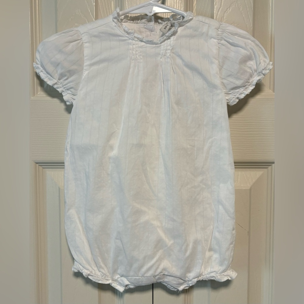 Janie and Jack Baby Pintuck Romper